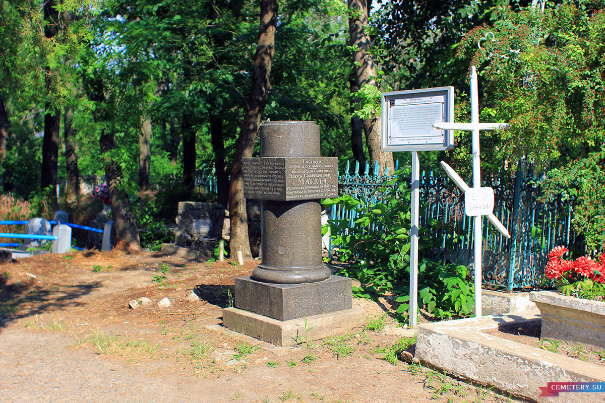 Старое кладбище Таганрога. Могила негоцианта М. С. Магулы