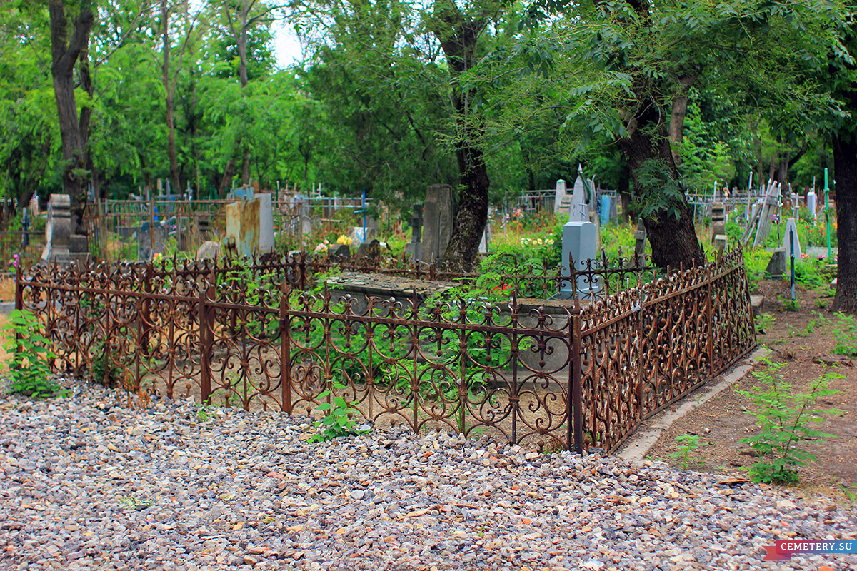Старое кладбище Таганрога. Участок неизвестных рядом с Монети