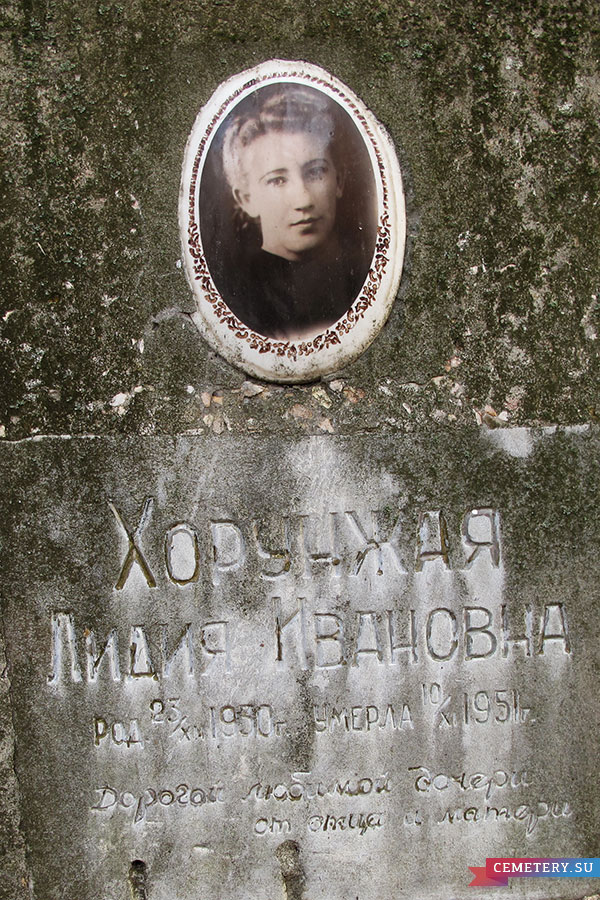 Старое кладбище Таганрога. Семья Хорунжих