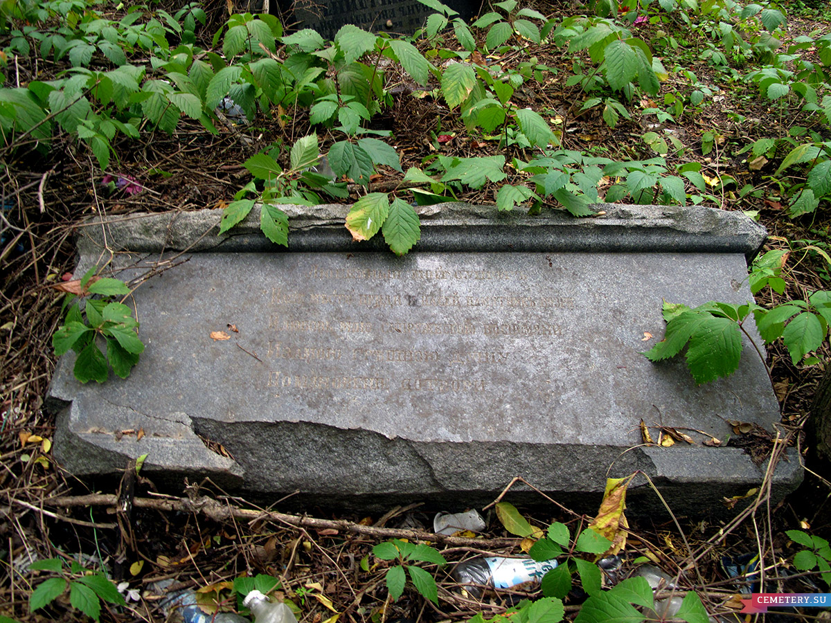 Старое кладбище Таганрога. Е. И. Кобылина