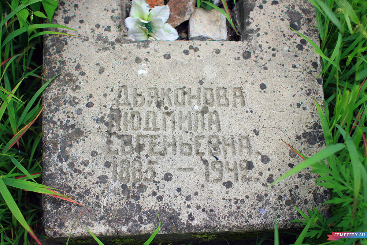 Старое кладбище Таганрога. Л. Е. Дьяконова